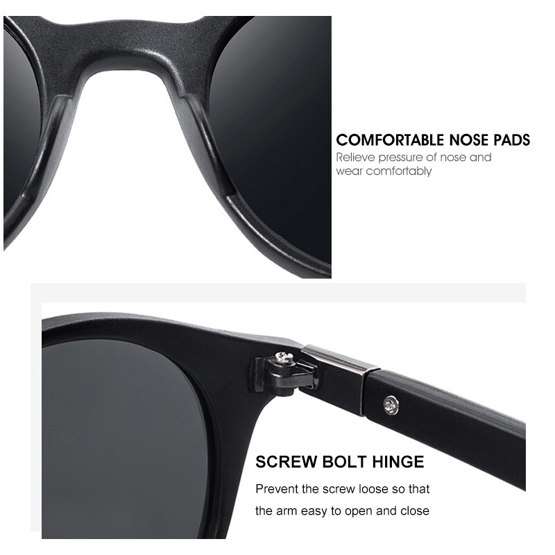 Polarized Sunglasses Men Women Classic Retro Designer Style Sun Glasses Eyewear