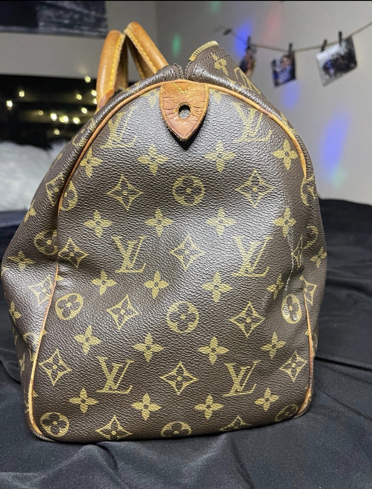 Louis Vuitton Speedy 40 Monogram Duffle Bag Travel