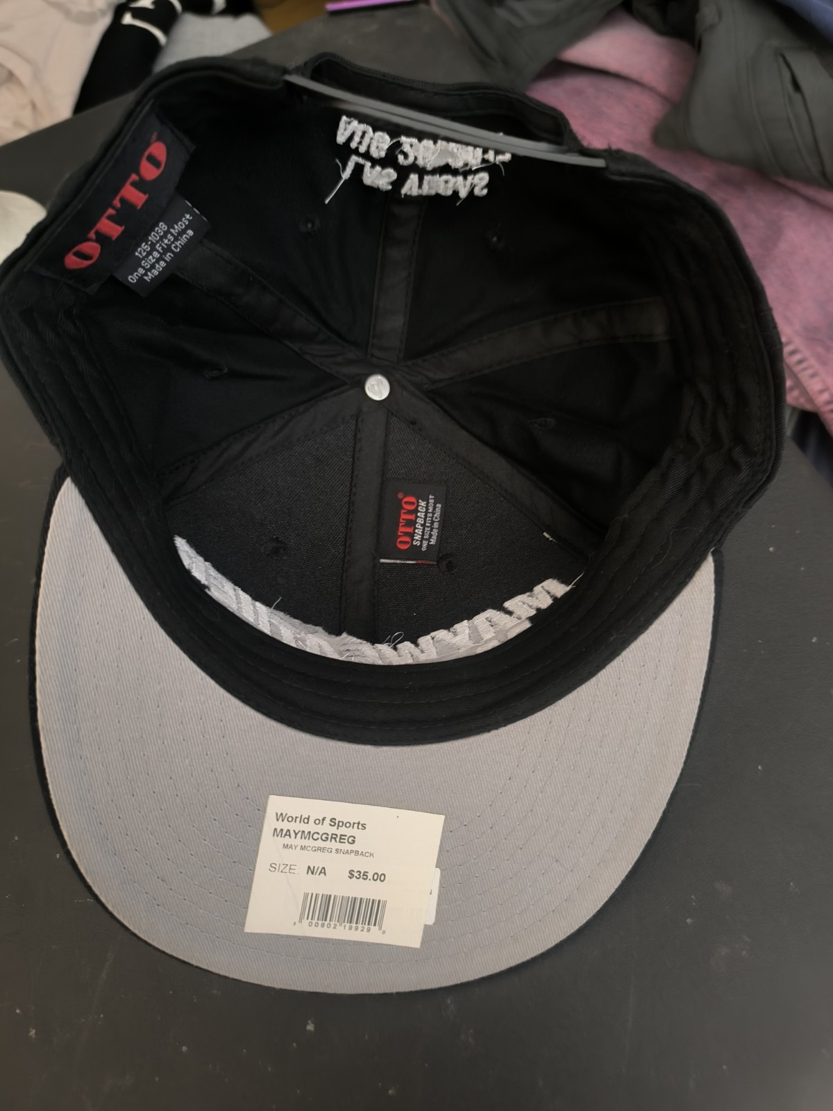 TMT money team Mayweather UFC Conor McGregor official boxing snap back hat new