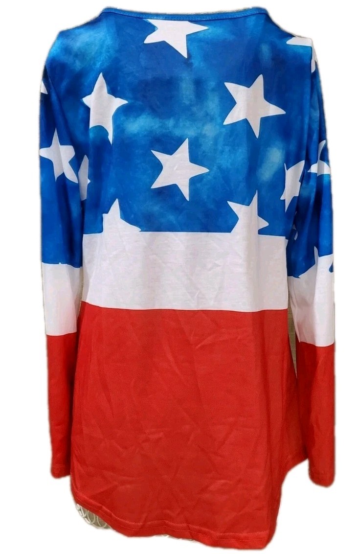 Red And White And Blue Blouse Small Unbranded See Seller’s Description