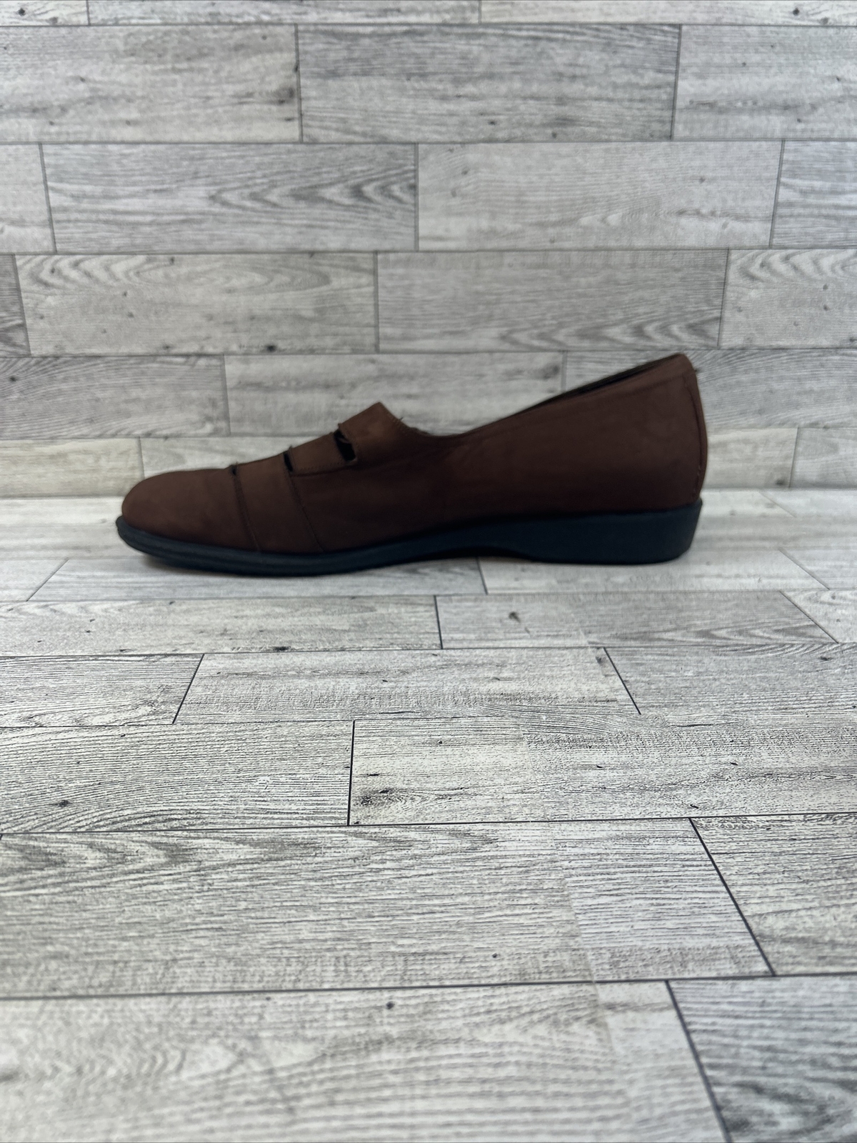 Women’s Fits by Theresia Brown Suede Comfort Flats Made In Germany US size 8 M