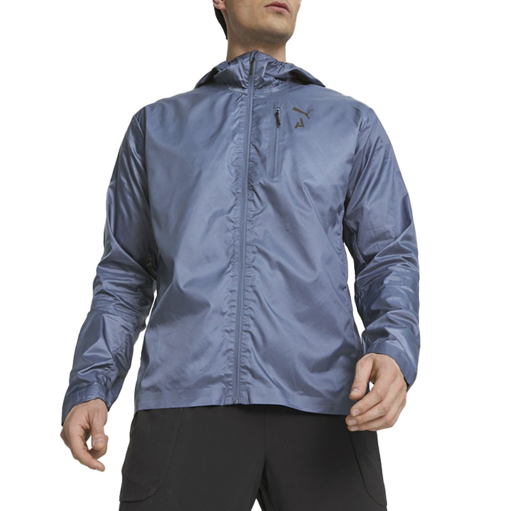 PUMA Seasons Lightweight Running Full Zip Jacket Mens Size M Casual Athletic Ou