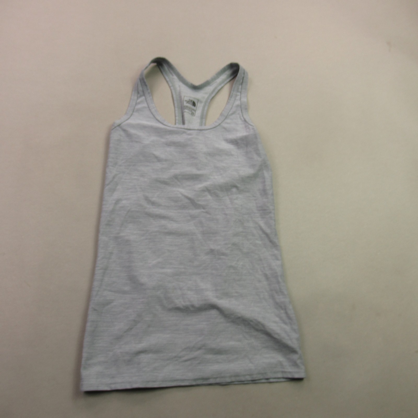 North Face Shirt Womens Small Sleeveless Crew Neck Lightweight Workout Gray