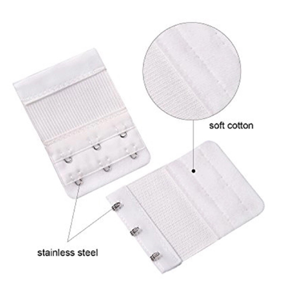 6Pcs Bra Extender Set–Adjustable 2/3/4 Hook Strap Extensions for Comfortable Fit