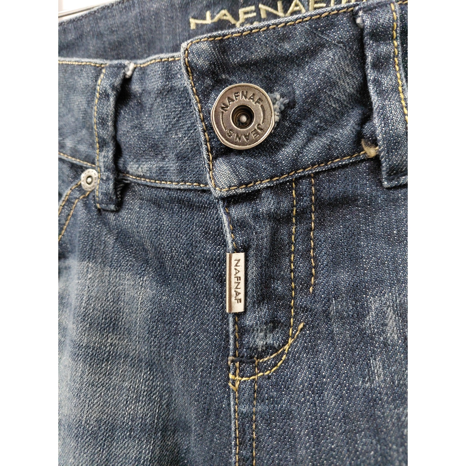 NAF NAF Jeans Blue Denim Mid (10-12 in) Regular Women Size 6