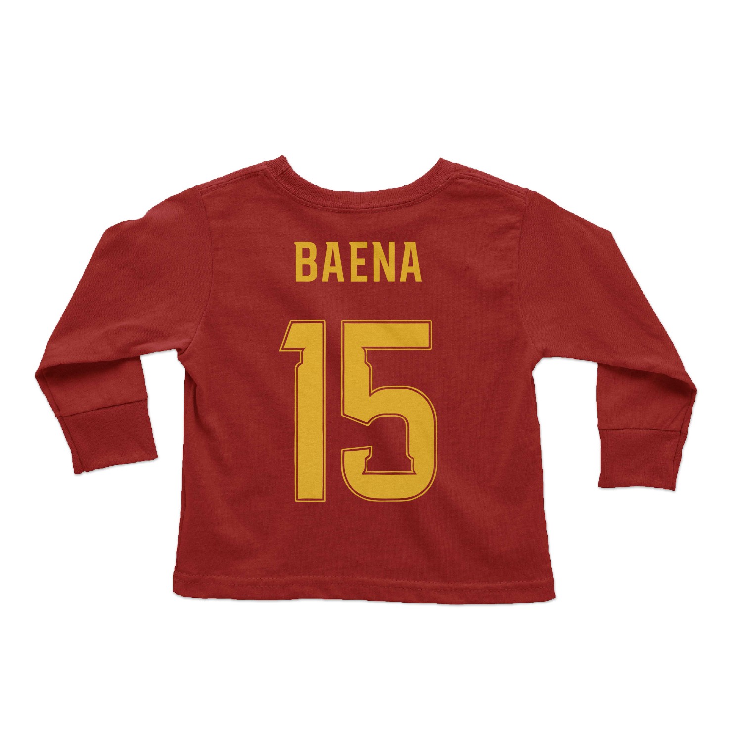 Spain Soccer Pride Baena 15 Two-Sided Tribute Toddler Long Sleeve TShirt