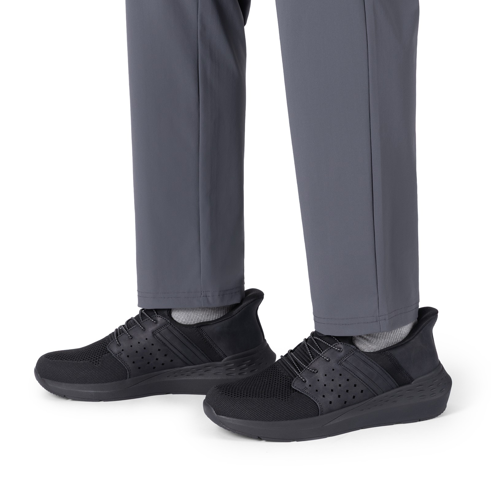 Men’s Hands Free Slip-on Sneakers Casual Shoes Loafers Comfortable Walking Shoes