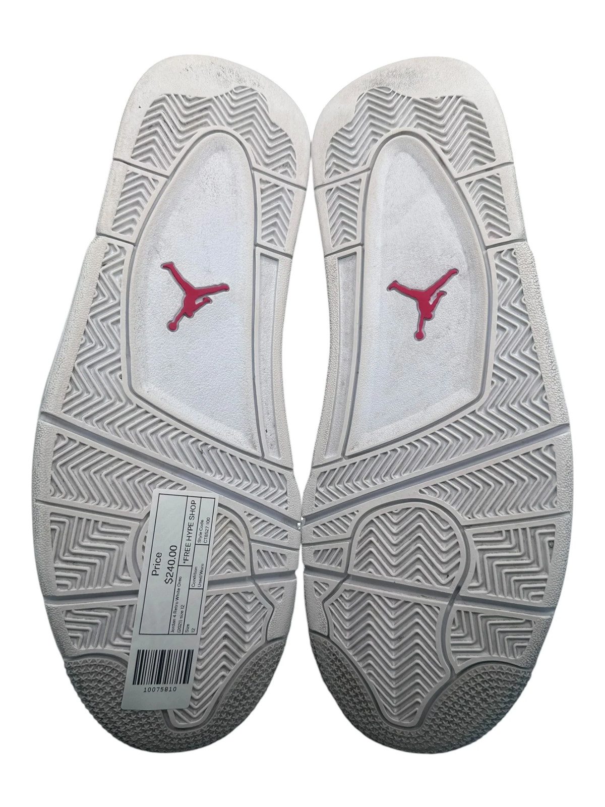 Jordan 4 Retro White Oreo (2021) size 12 – Used/Worn