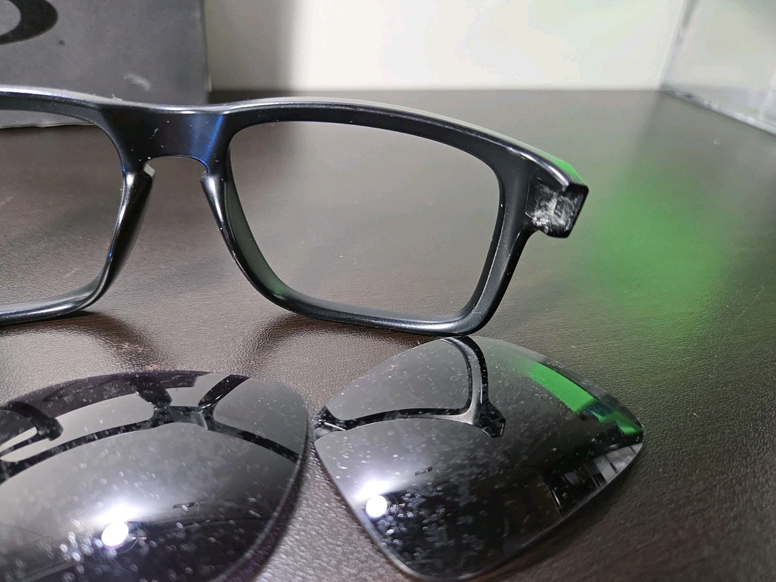 Oakley Holbrook BLACK Frames And Lenses Lot FOR PARTS ONLY