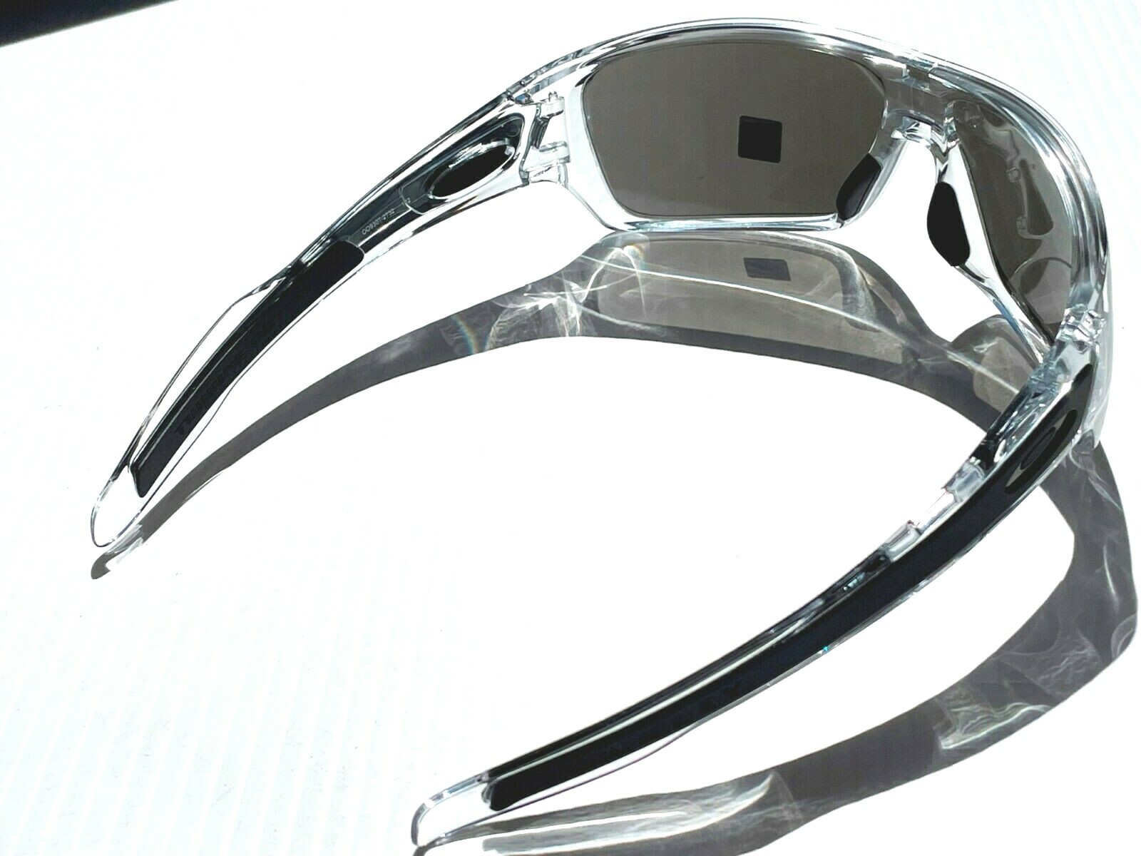 NEW* Oakley TURBINE ROTOR Clear POLARIZED Galaxy CHROME Sunglass 9307