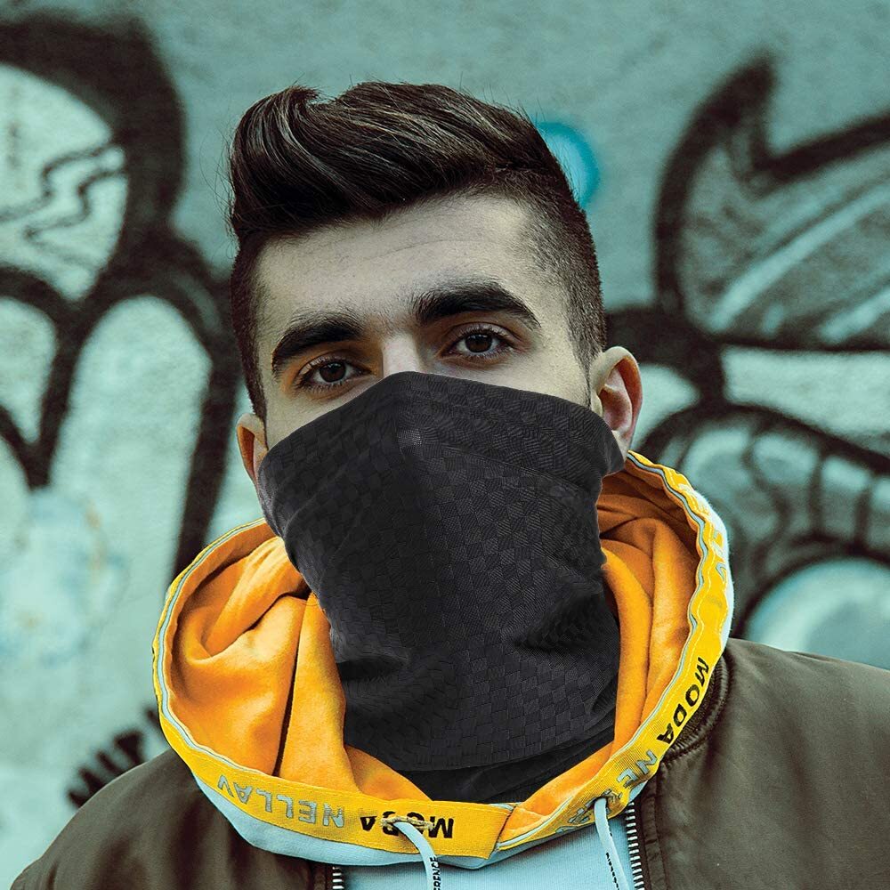 Neck Gaiter Bandana Face Mask Sun Cooling Scarf Gator Cover Head for Men Women