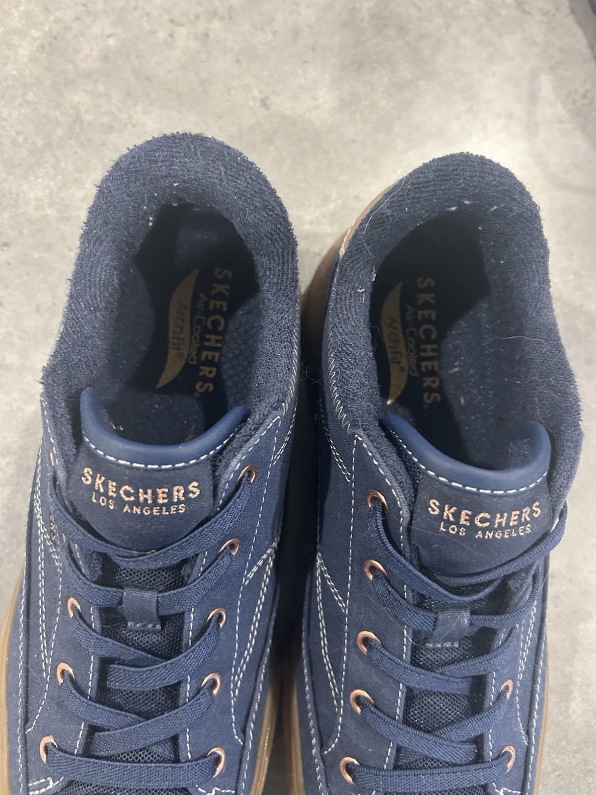 Skechers Relaxed Fit Memory Foam Air Cooled Slip On Sneakers Shoes