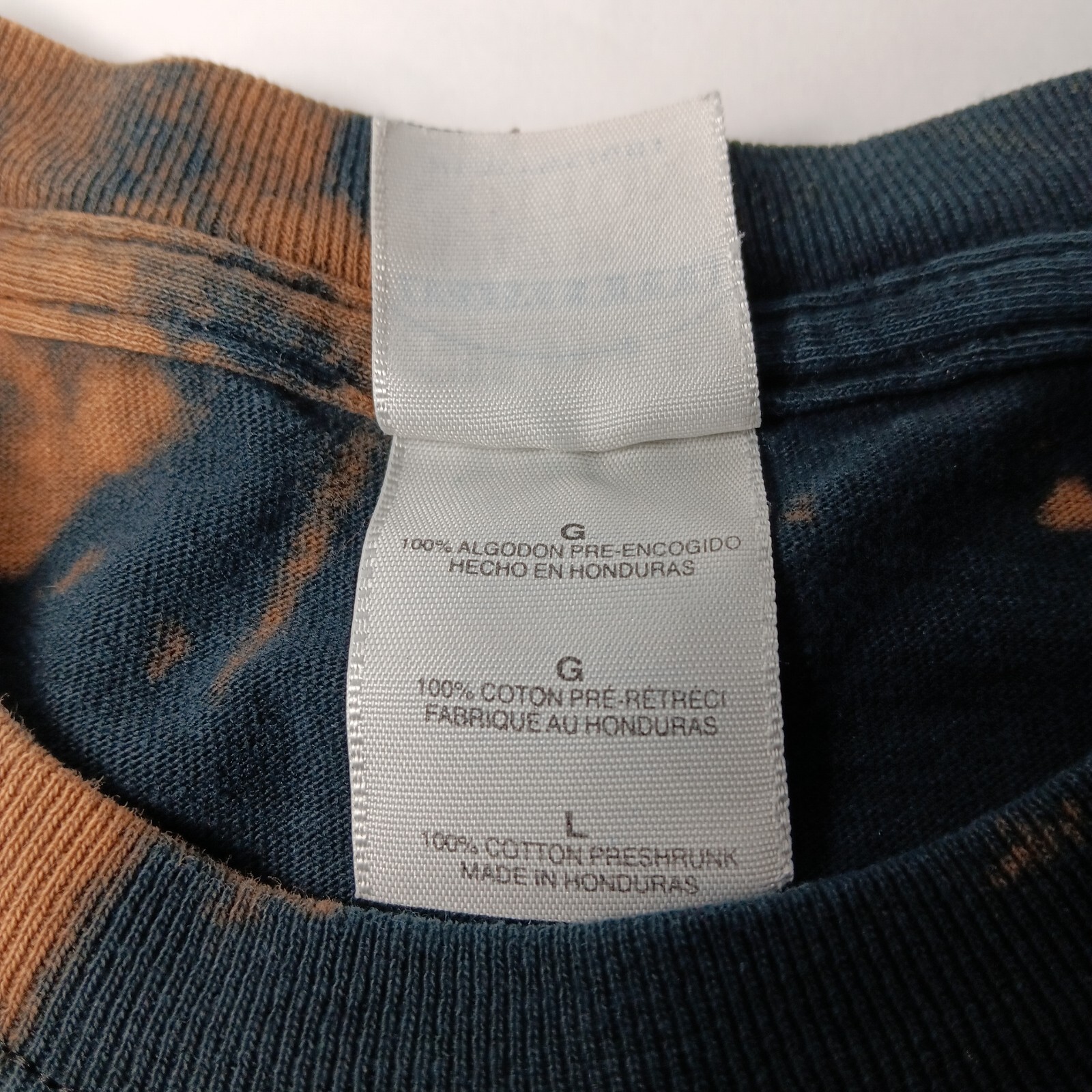 World Trade Center Pentagon 911 T Shirt Large Bleach Dye Bombers Three Wise Men