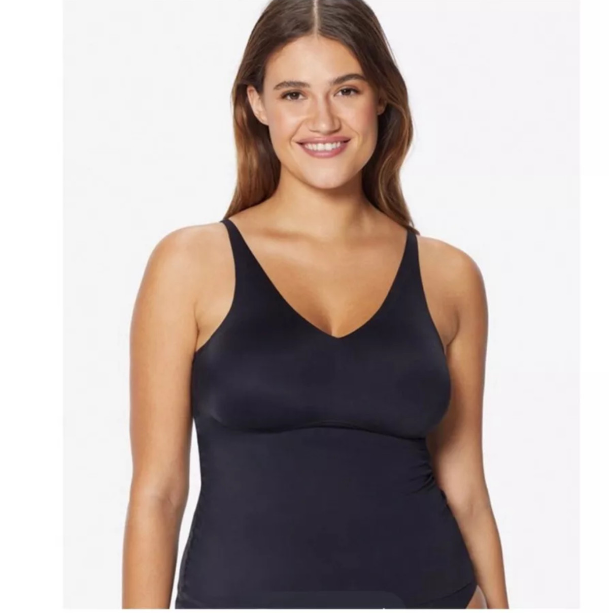 RUBY RIBBON SECOND SKIN V NECK CAMI #1808 NEW!