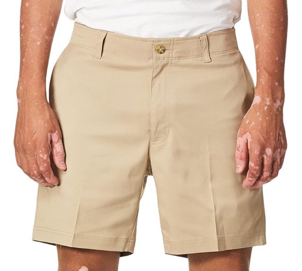 PGA Tour Mens Comfort Stretch Golf Shorts Size 32 Tan Chinchilla MSRP $65 NWT!