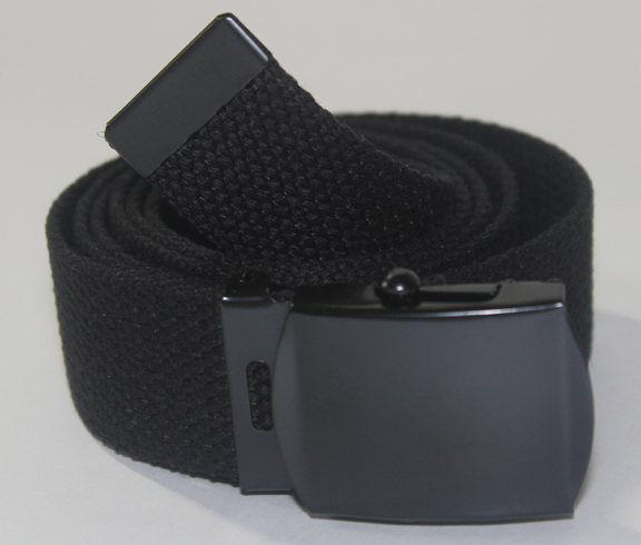 NEW ADJUSTABLE CANVAS MILITARY WEB BELT BUCKLE BLACK NAVY BLUE GREY OLIVE GREEN