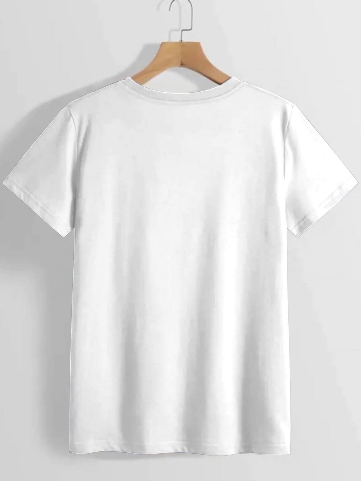 Womens Crew Neck Fashionable Heart Print T-Shirt – Round Neck Casual Top