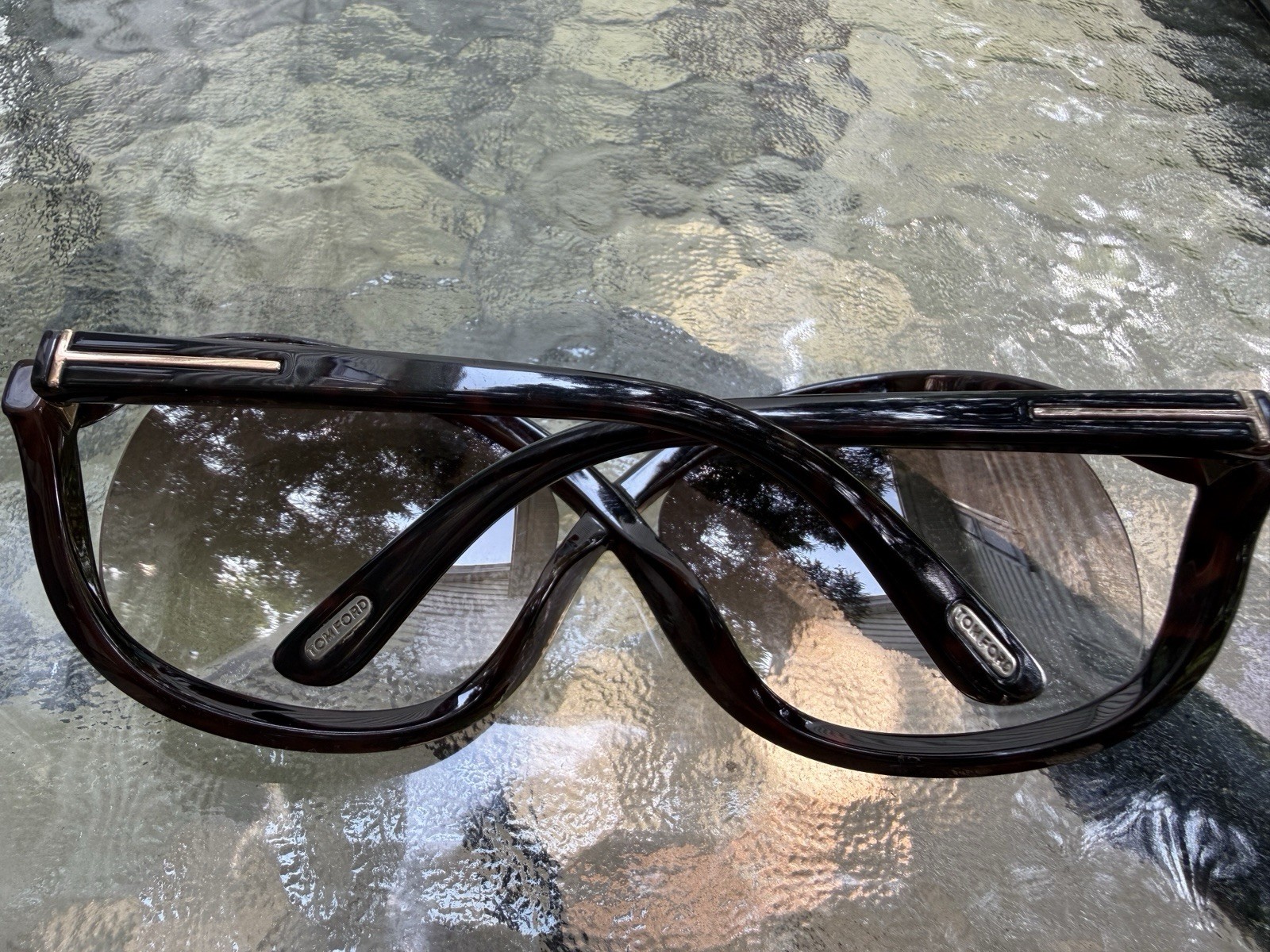 Tom Ford 2.1 Oversized Sunglasses Brown Plastic Frame Brown Tinted Lenses UV400