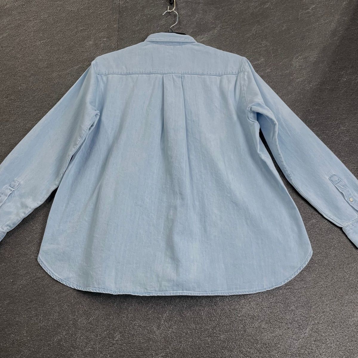 SEZANE Max Long Sleeve Shirt Women’s Size 2 Very Light Denim