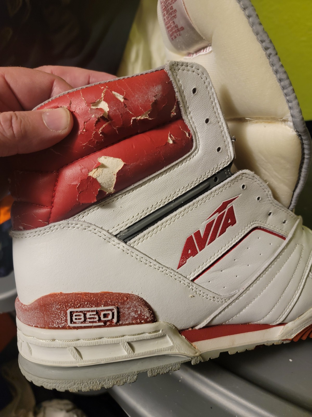 Avia 850 MR Basketball 1985 Shoes Drexler Pippen Blazers Abloh 1980s Vintage SEE