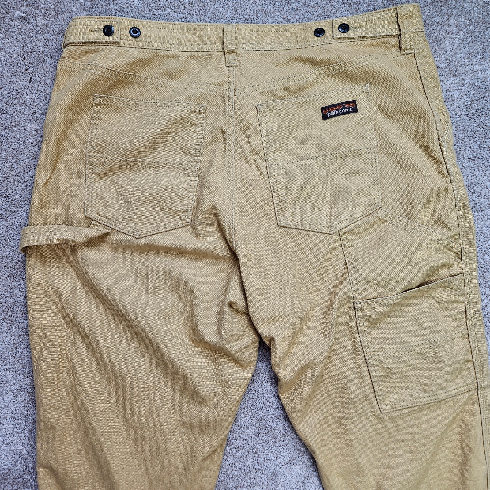 Patagonia All Seasons Hemp Canvas Double Knee Pants Women 18 Tan Workwear