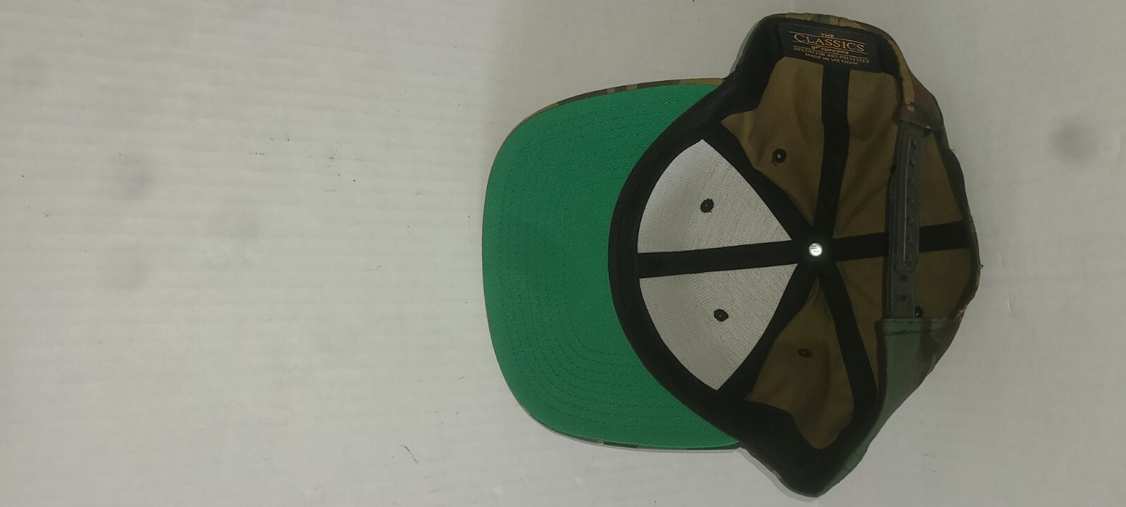 Home Team Trucker Hat Cap Camo w USA Outline Adj Snapback Nwot