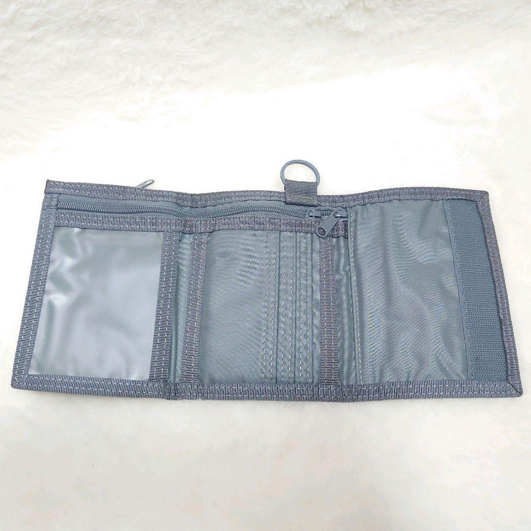 Porter Capsule Trifold Wallet Gray Rare Old Model Nylon Used