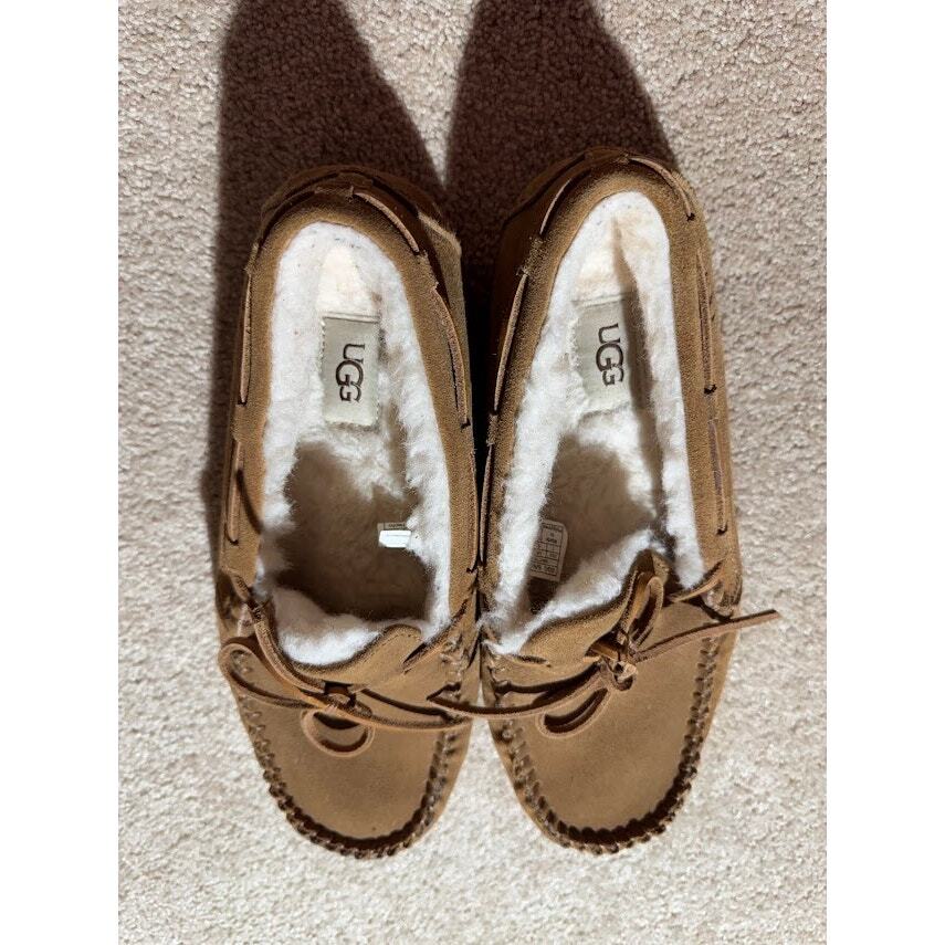 UGG Women’s Dakota Chestnut Moccasin Slipper 5612 Size 7 EUC!