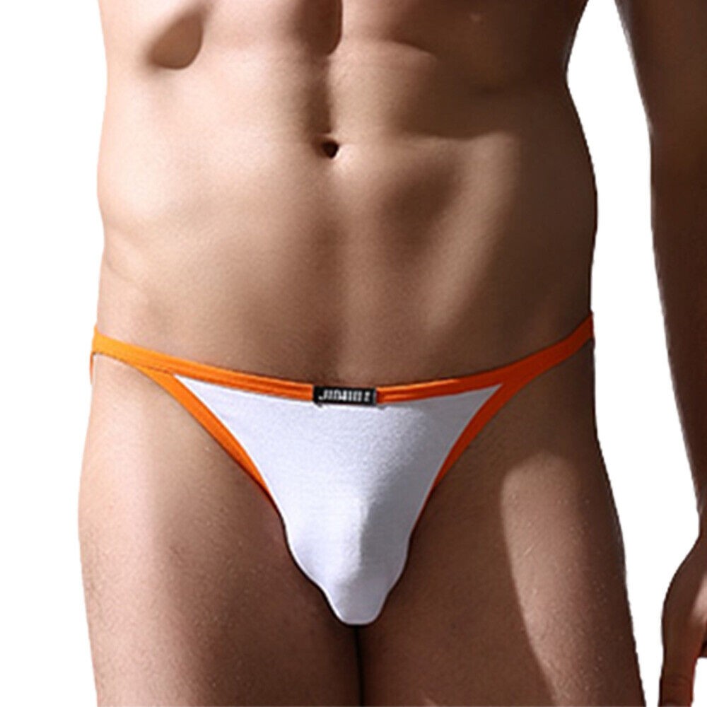 5-PACK Jinshi Mens Briefs Bamboo TAGLESS Soft Bikini Briefs Underwear Multipack