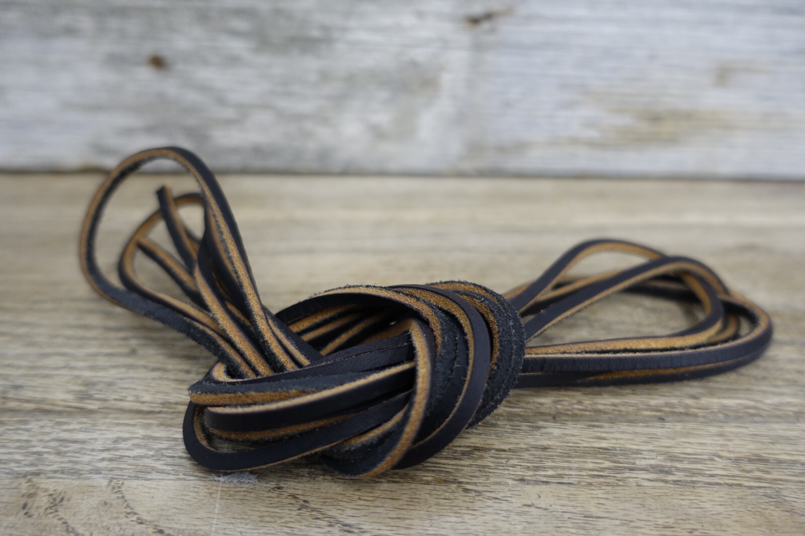 Leather Cougar Boot Laces Fireman Logger Meets NFPA Standards Brown (1 Pair)