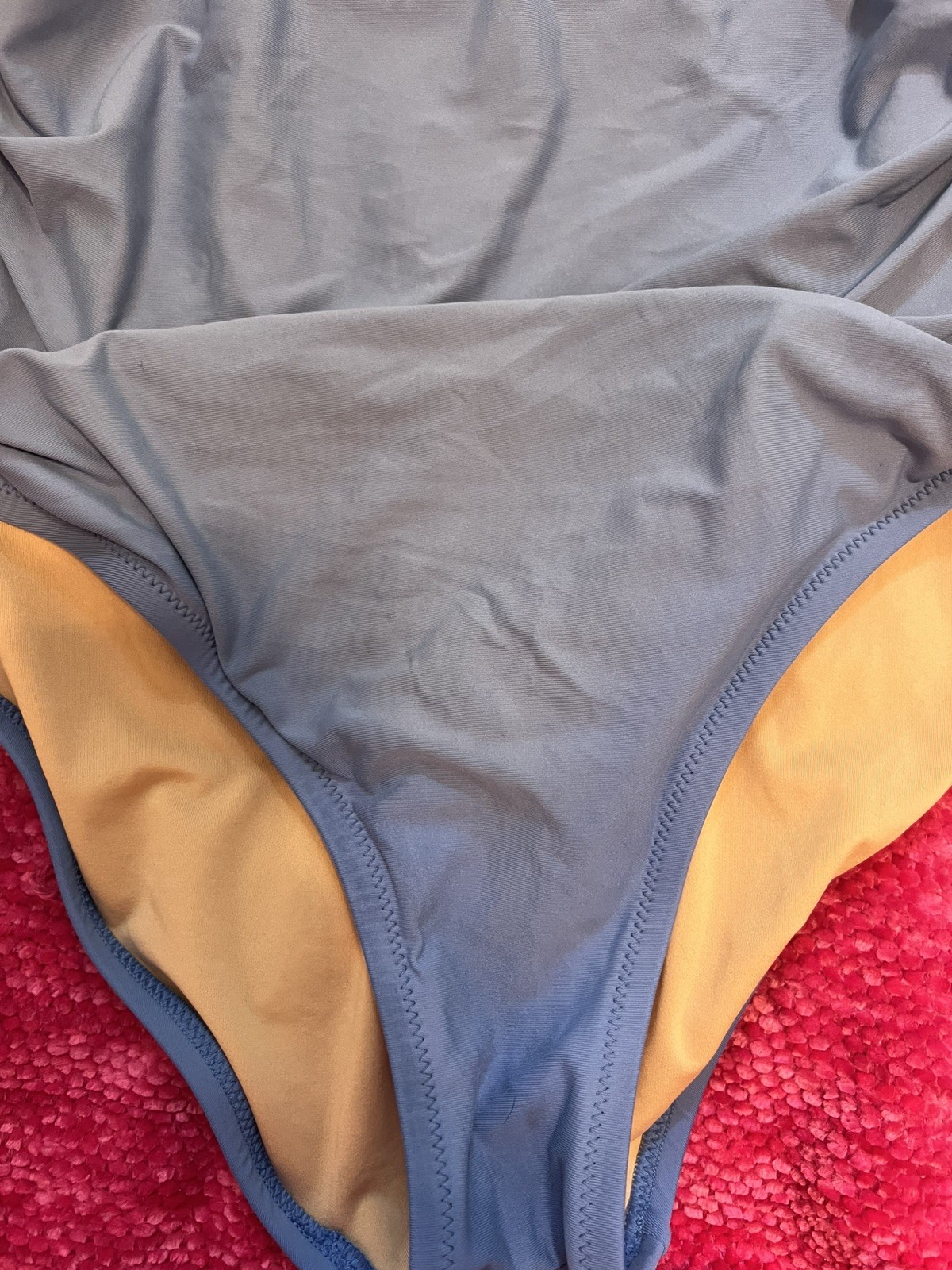 J. Crew Gemma Ruched Bandeau One-piece Swimsuit in Blue women size 8