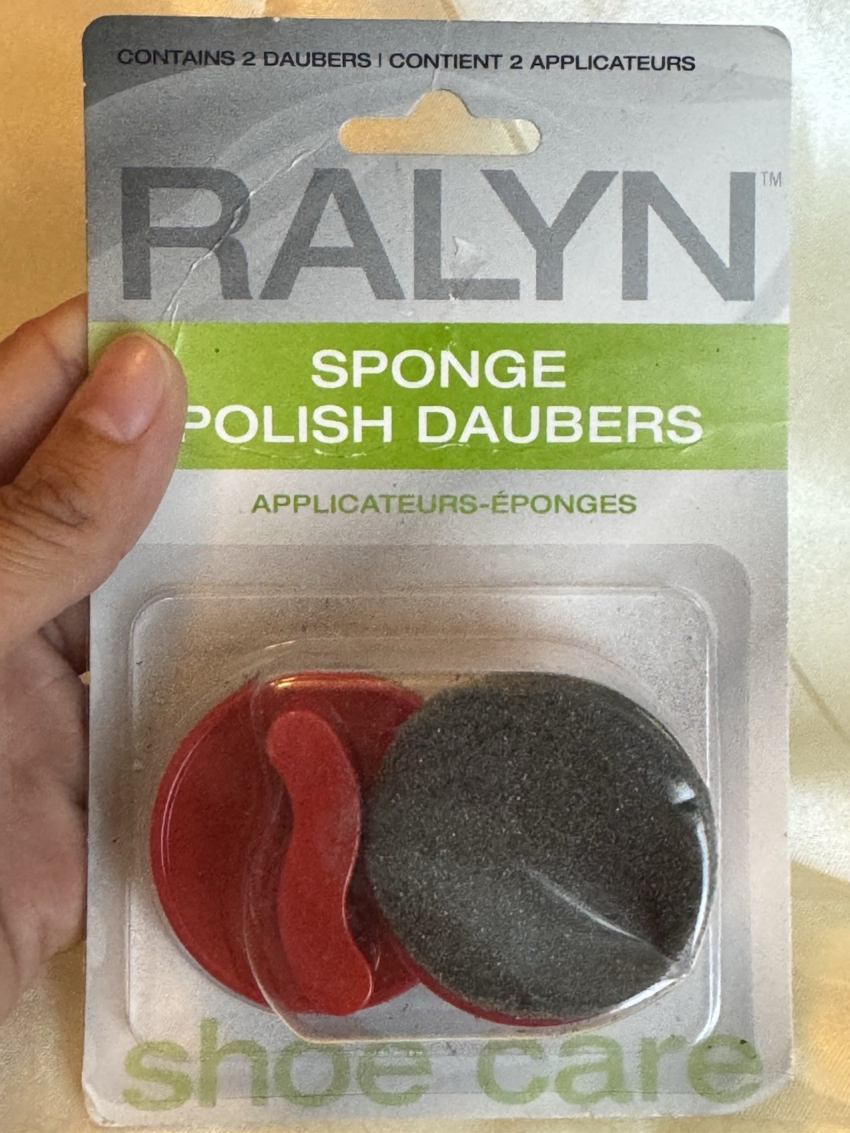 Ralyn Sponge Polish Daubers Shoe Care Applicators 2 Pack MPN 11509