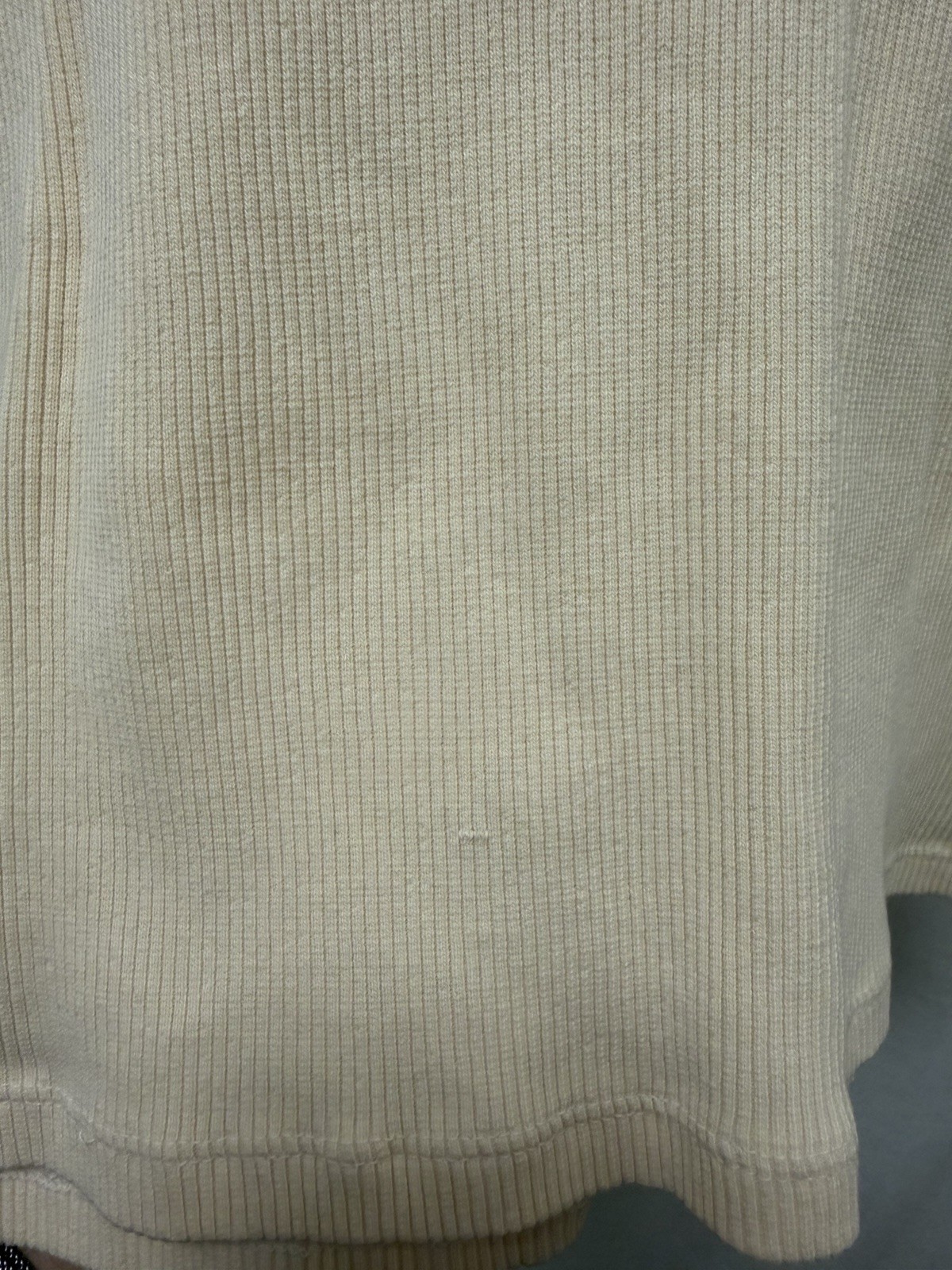 Big Bud Press Ribbed Turtleneck Off-White Cotton Blend “Many Colors” Size M