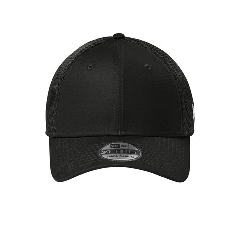 NE1020 New Era® Stretch Mesh Cap – Flag Black on Black size L/XL
