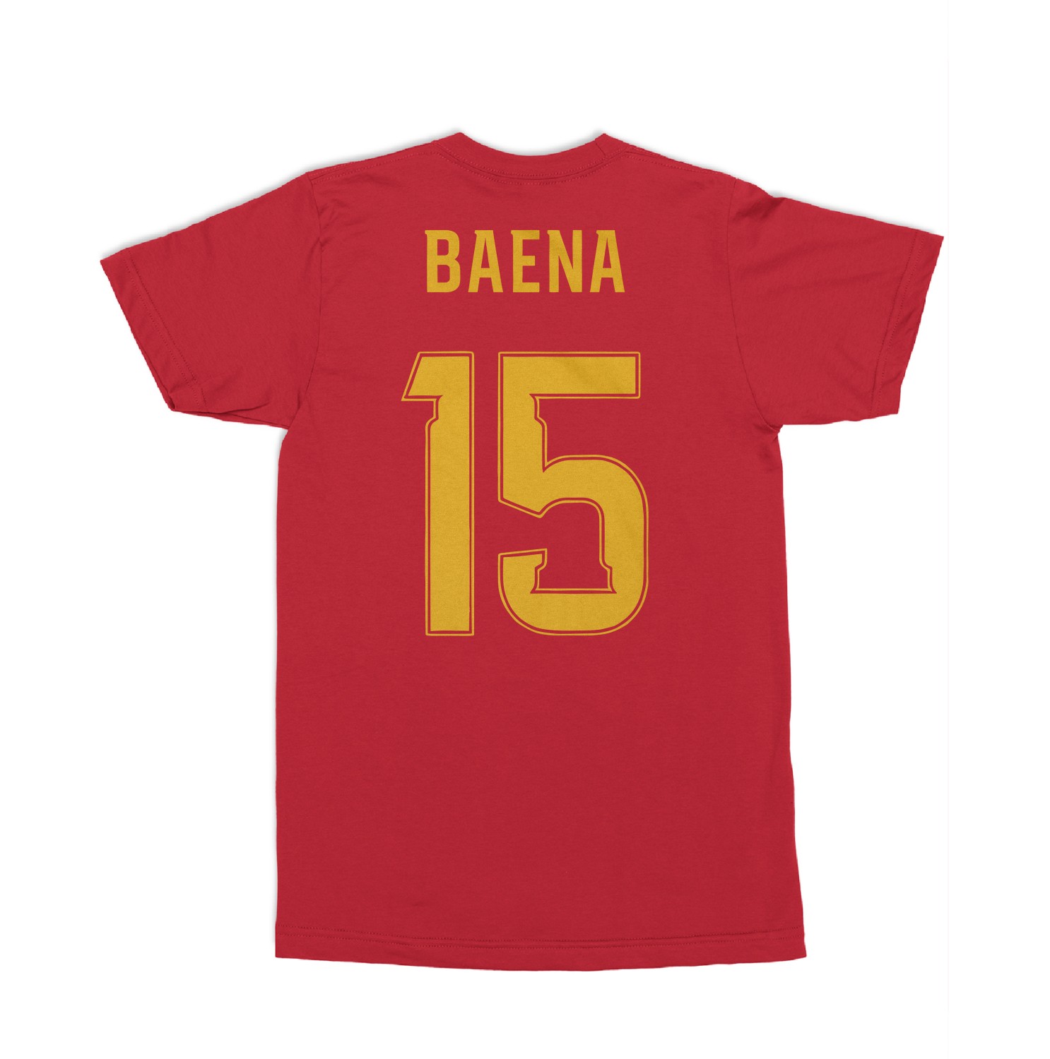 Spain Soccer Pride Baena 15 Two-Sided Tribute Unisex T-Shirt
