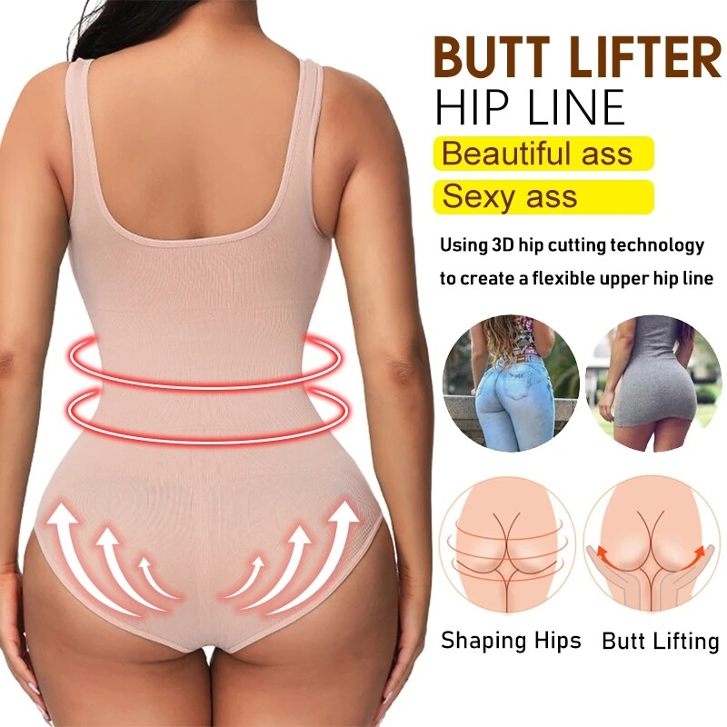 Women Slimming Bodysuits Shapewear Tummy Control Compression Full Body Shaper US