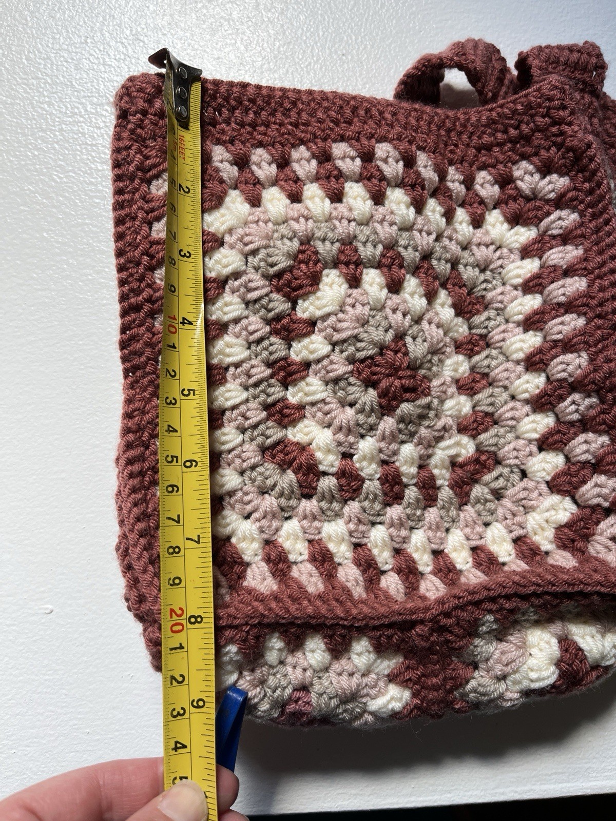 Crochet Granny Square Small Shoulder Bag