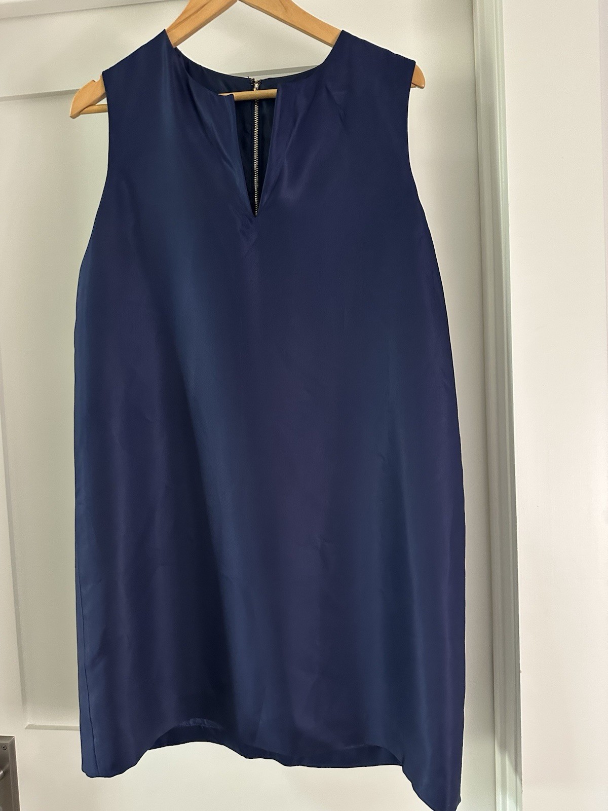 Kate Spade Keri Shift Dress Navy Blue Sz 10 Mini Minimalist Classic A-line