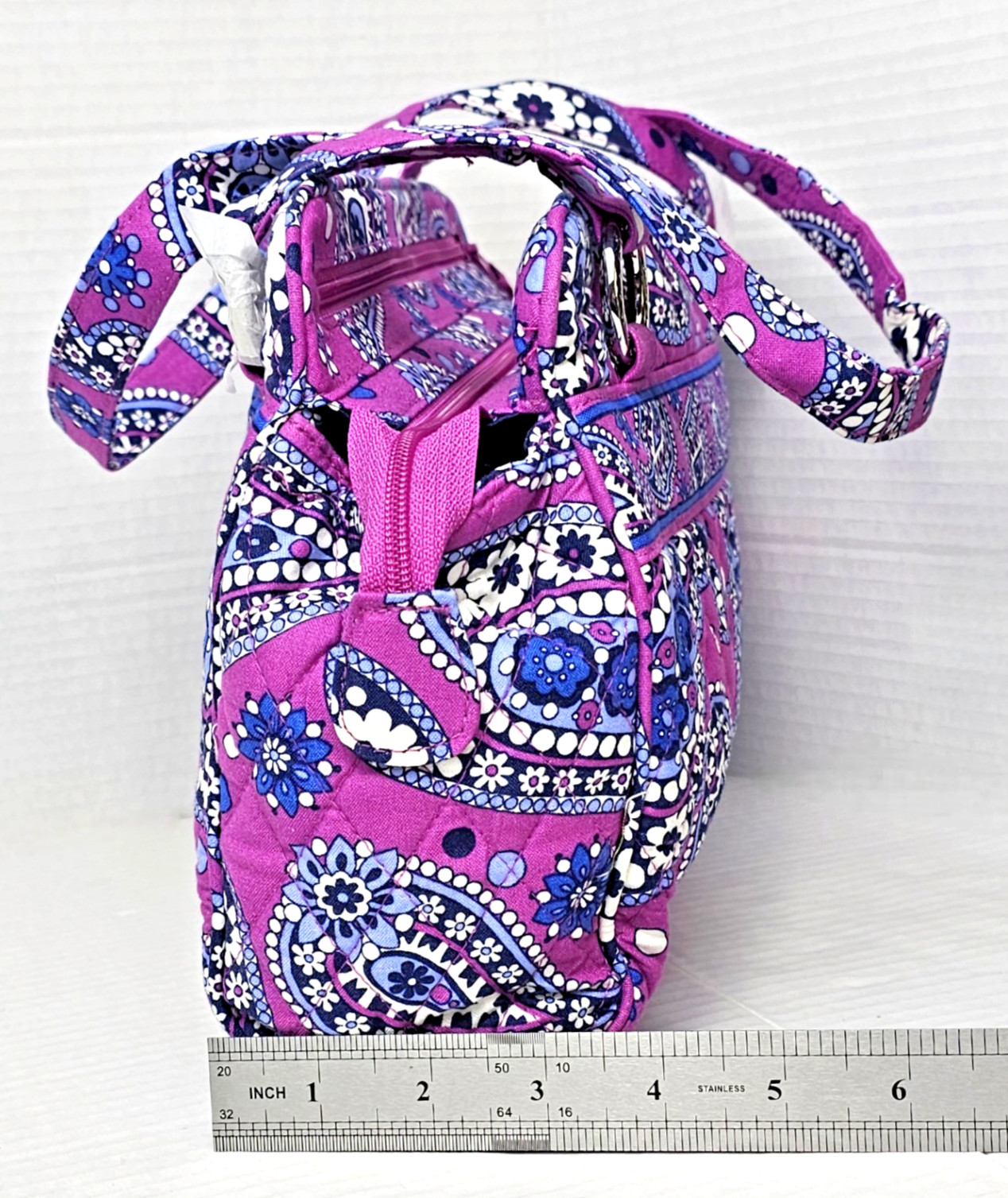 Vera Bradley Whitney Shoulder Bag in Cotton Boysenberry
