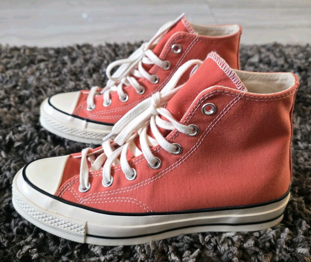 Converse Chuck Taylor 70 Hi Brushed Brass Orange A03276C Sneakers SZ W8 M6
