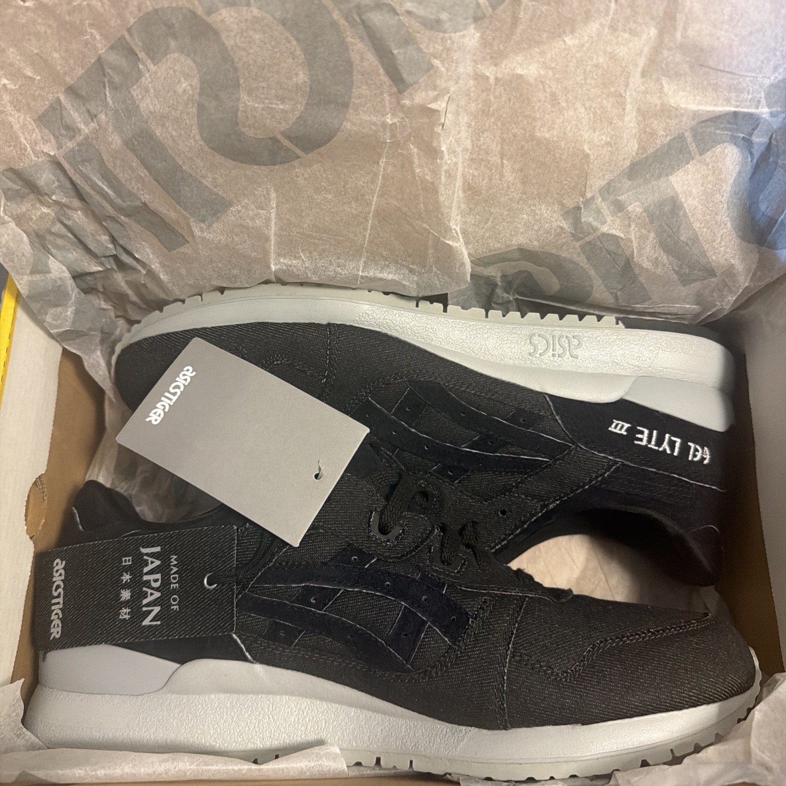 asics tiger gel lyte iii Midgrey/Black Size 11 BRAND NEW (Discount)