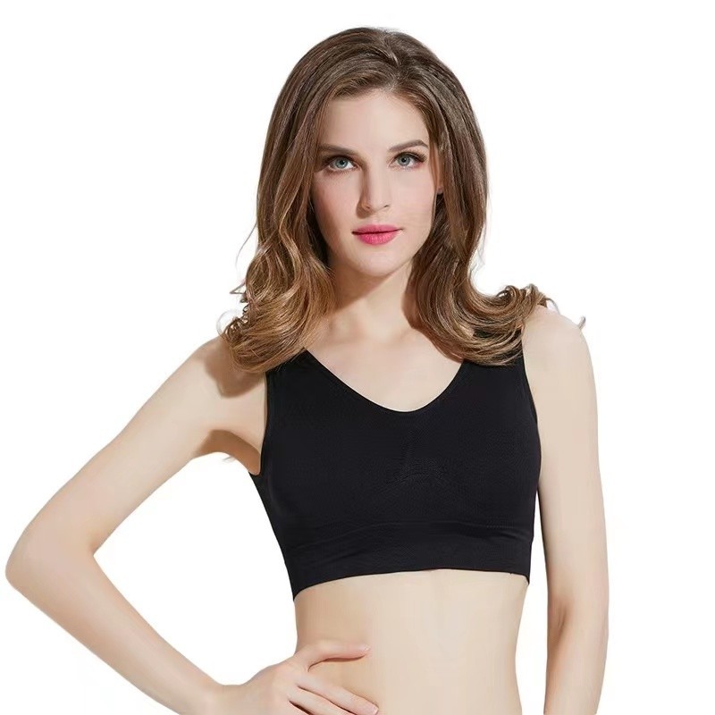2026 PACK OF 3 Genie Bra Seamless Stretch Comfort Sports Top Shapewear Vest Lot