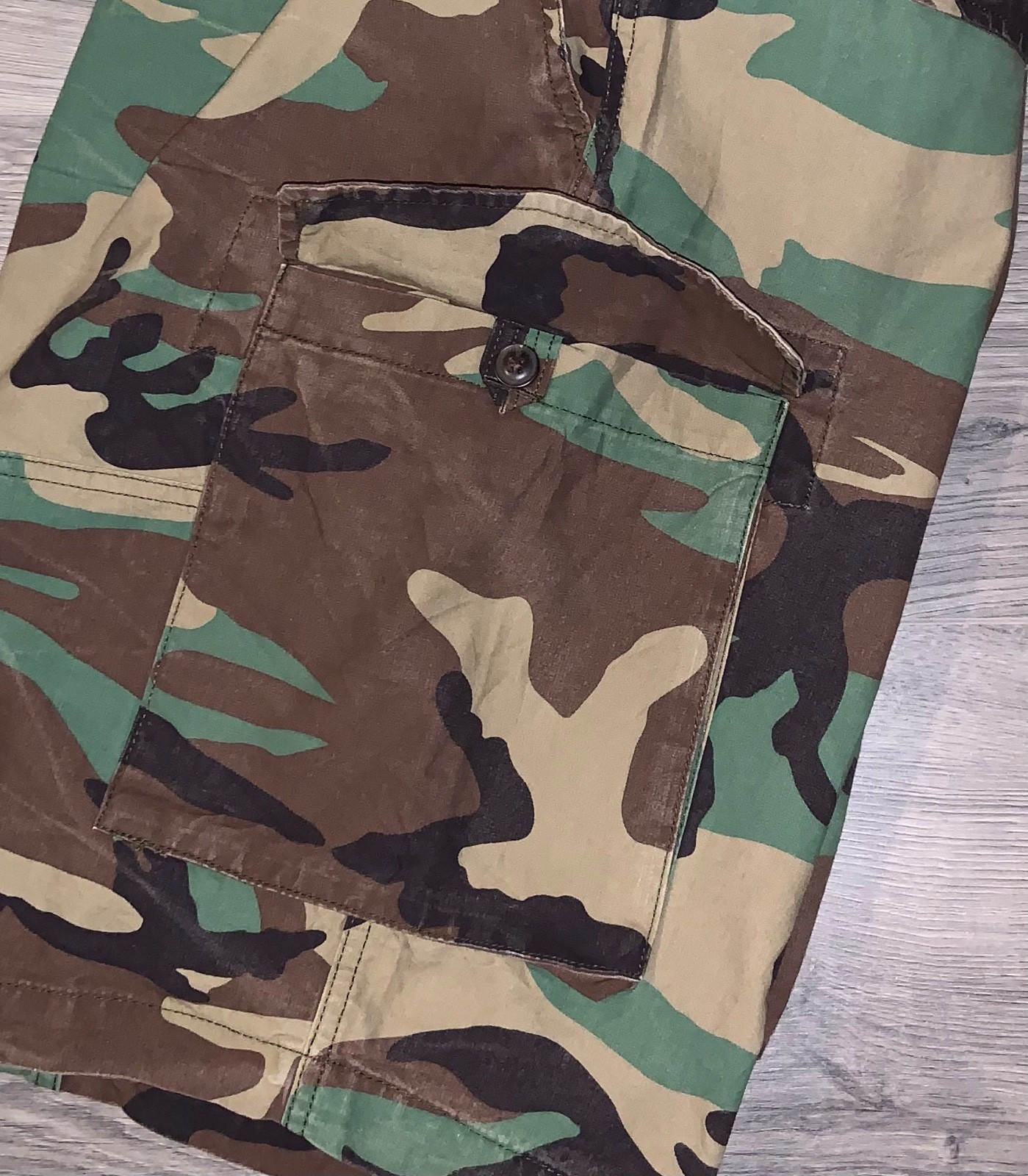 Polo Ralph Lauren Big & Tall Men’s Green Multi Camo Relaxed Fit 10″ Cargo Shorts