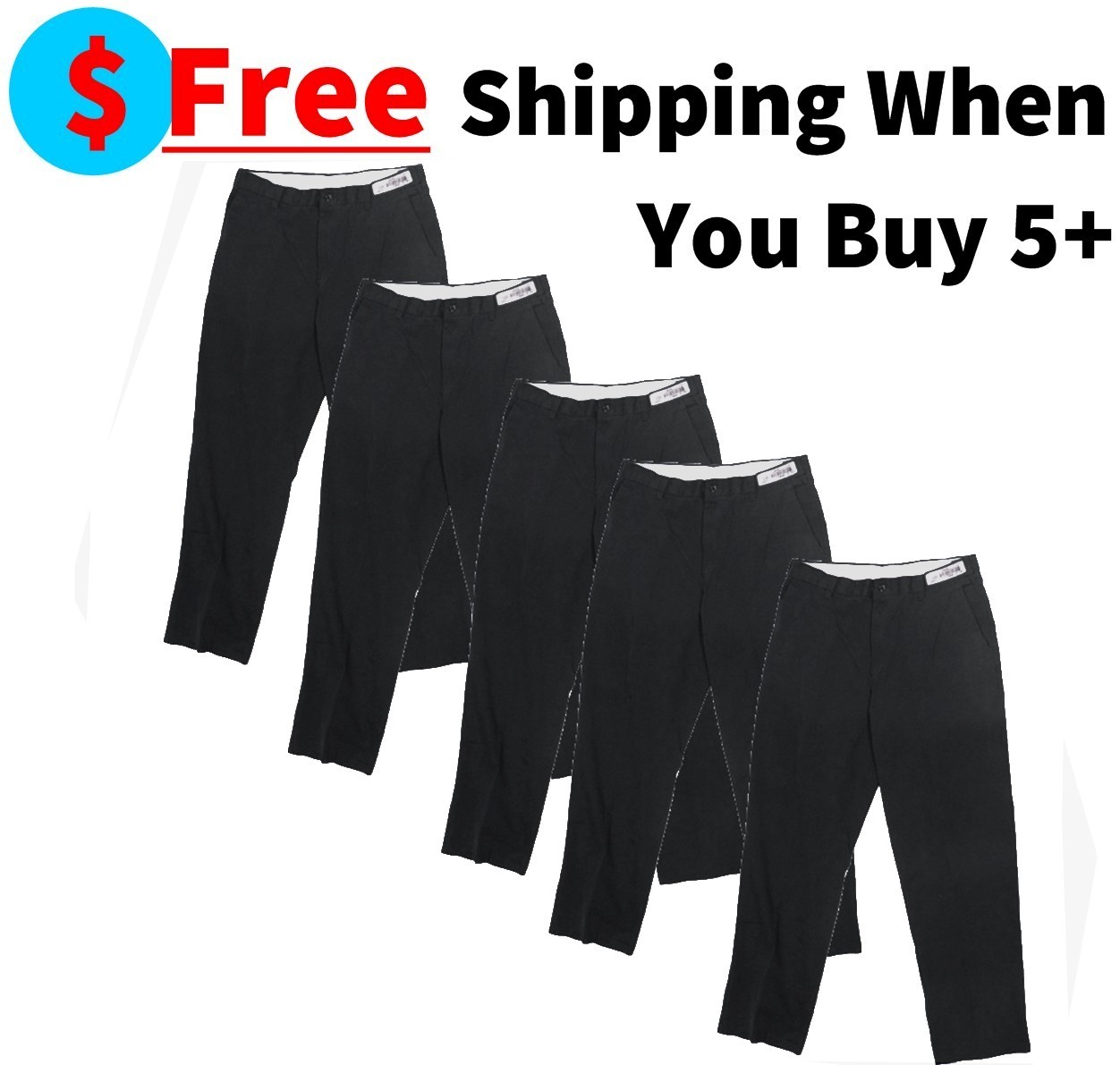 Used Black Uniform Work Pants Cintas, Unifirst, Dickies, Redkap ect