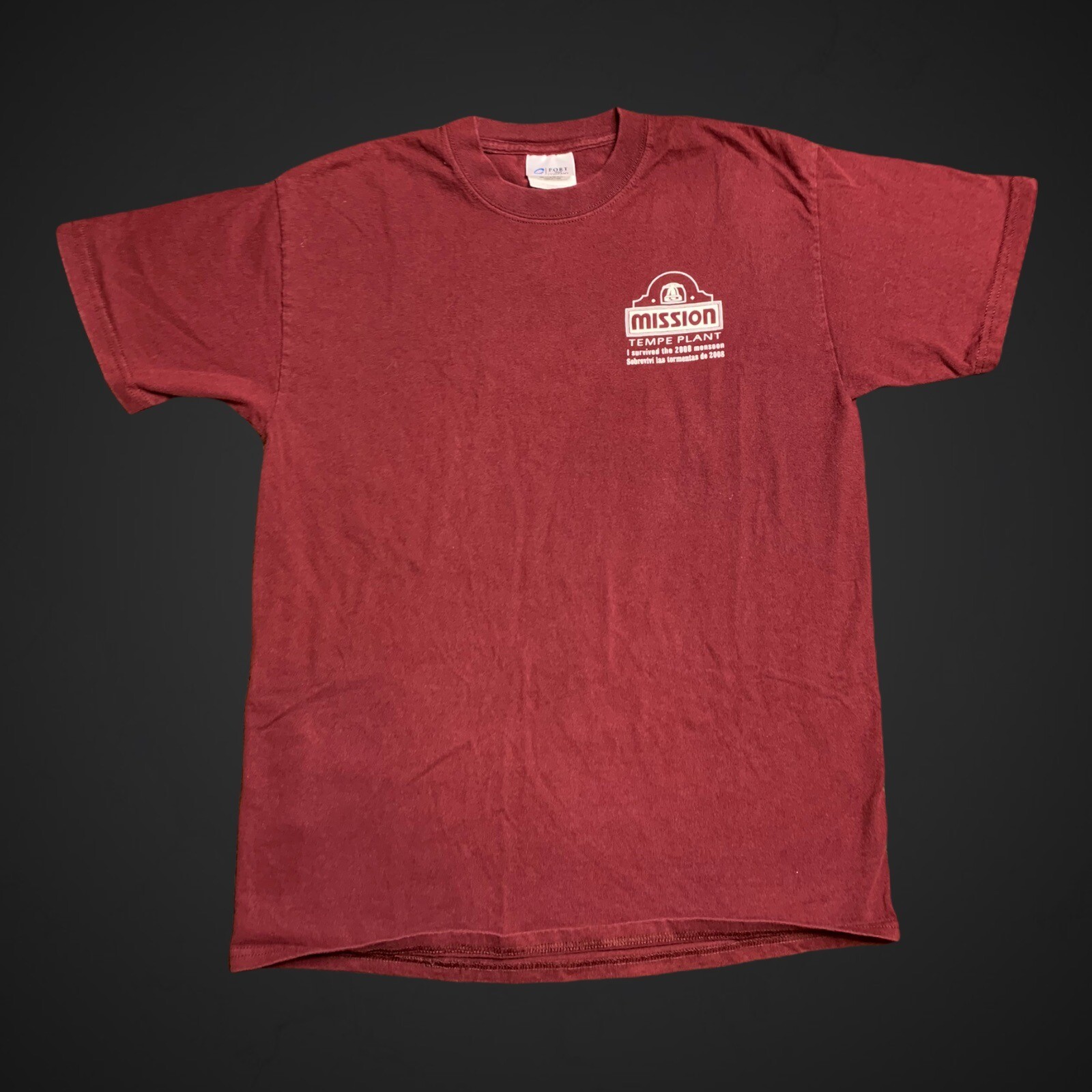 Mission Foods I Survived 2008 Monsoon Men’s T-Shirt Size M