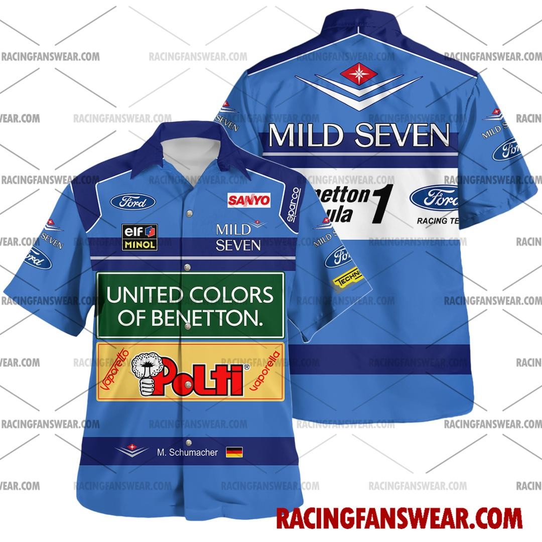 Michael Schumacher Formula One Racing 1994 Polti Hawaiia