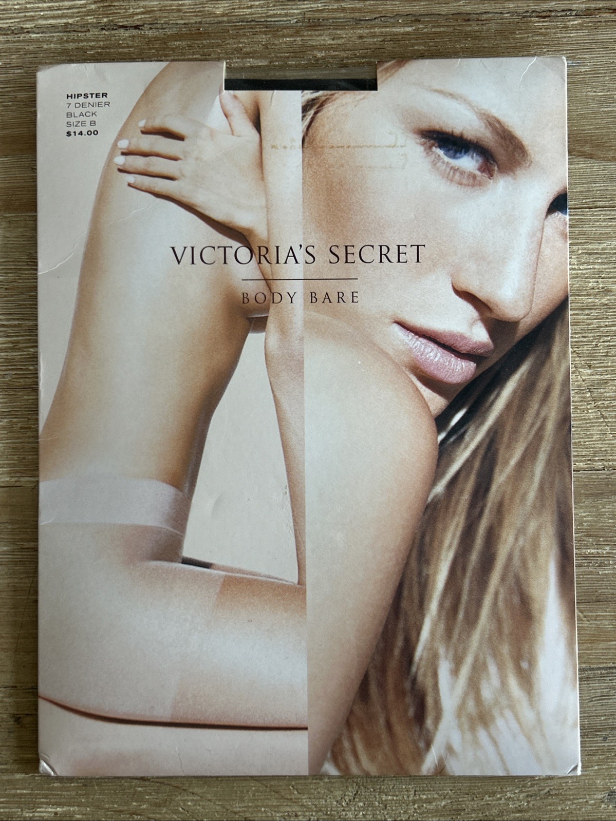 Victoria’s Secret Body Bare Size B Hipster Hosiery 7 Denier Black