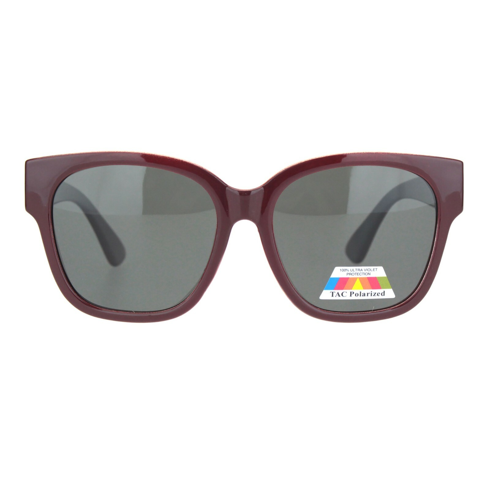 TAC Polarized Lens Sunglasses Womens Chic Classy Square Shades UV 400