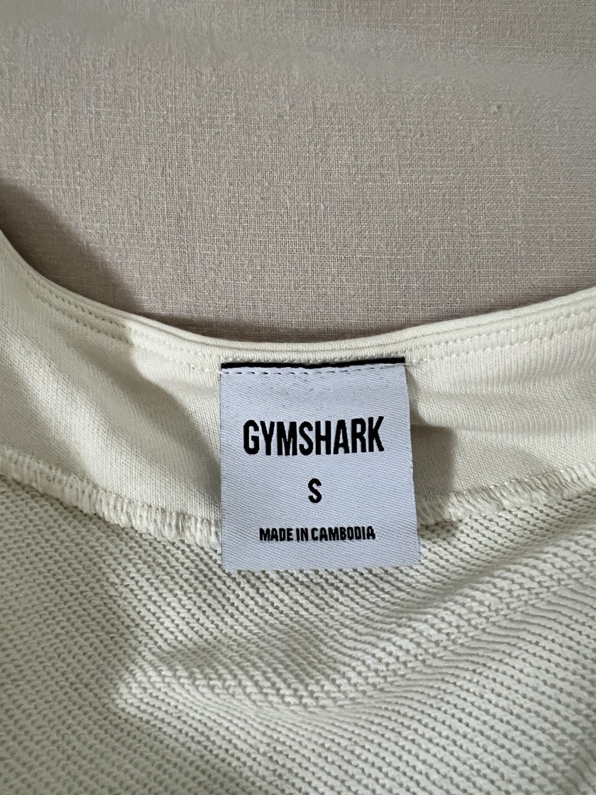 Gymshark X Whitney Simmons White Long Sleeve Open Cardigan Size Small
