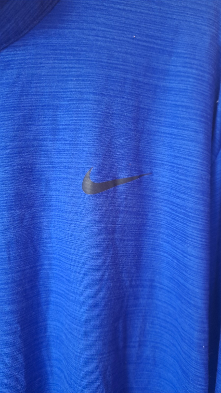 Nike Swoosh Long Sleeve Dry Fit Lightweight Shirt Blue XXL *See description